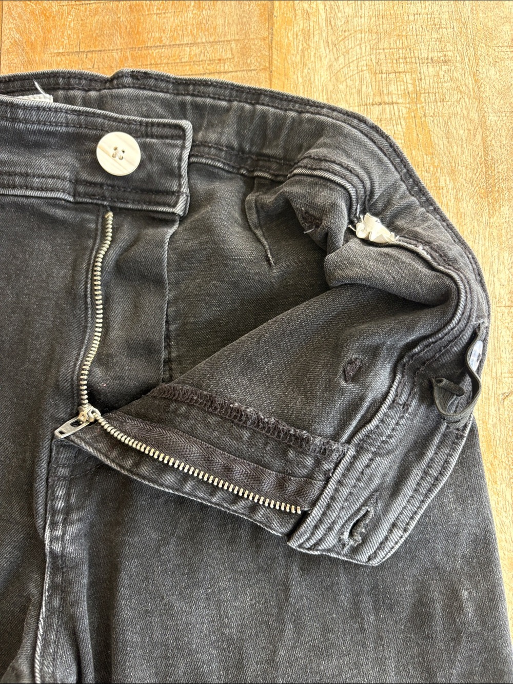 Zara Girls Wide Leg Marine Jeans size 11-12y - Picture 4 of 6